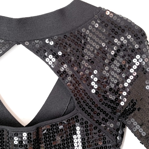 Guess by Marciano size S black sequin dress - Picture 13 of 13